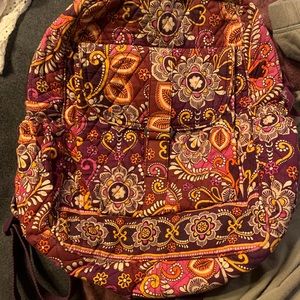 Backpack with matching zipper pouch